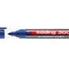 Marqueur edding permanent e300 pointe ogive tracé 1.5/3mm corps plastique coloris bleu