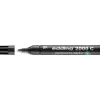 Marqueur edding permanent e2000c pointe ogive tracé 1.5/3mm corps aluminium encre faible odeur séchage rapide noir