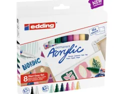 Marqueur edding start easy nordic pochette 8 unites