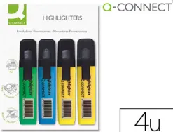 Marqueur fluorescent blister 4 unités