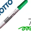 Marqueur giotto robercolor effaçable tableau blanc pointe maxi ogive 7 mm coloris vert