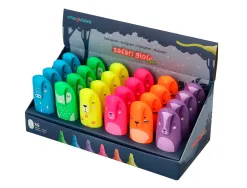 Marqueur imaginovo fluorescent safari glow neon animaux et clips assortis