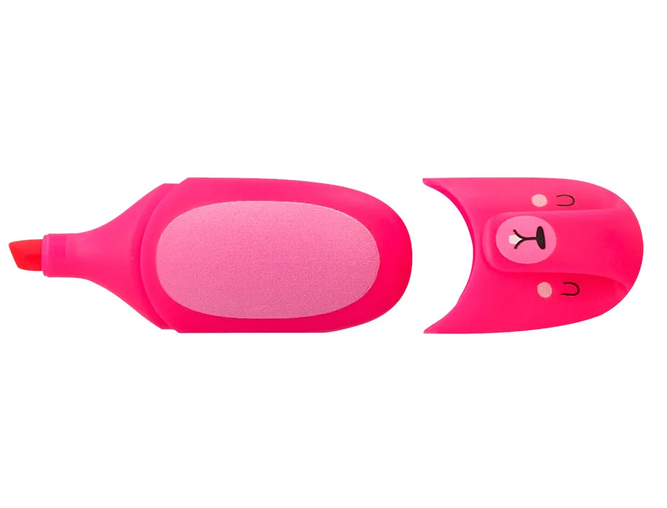 Marqueur imaginovo fluorescent safari glow neon animaux et clips assortis