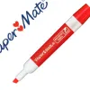 Marqueur paper mate effacable tableau blanc pointe biseautee coloris rouge