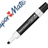 Marqueur paper mate effacable tableau blanc pointe biseautee coloris noir