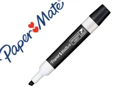 Marqueur paper mate effacable tableau blanc pointe biseautee coloris noir
