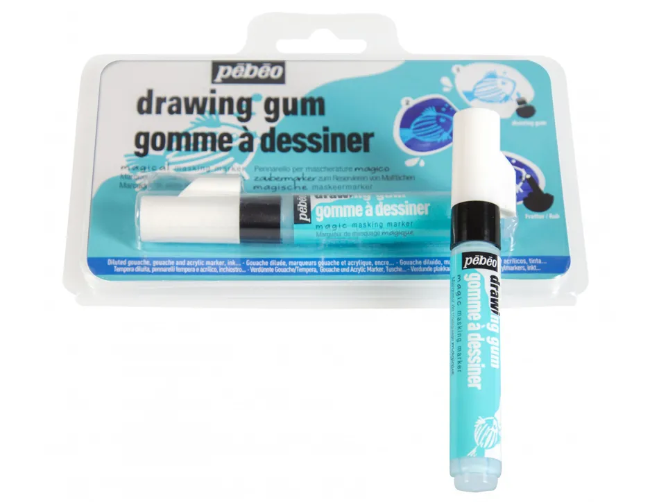 Marqueur pebeo drawing gum eveil pointe ronde 4mm blister de 1 un