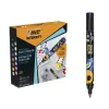 Marqueur peinture bic intensity pointe ogive moyenne coloris assortis boite 20 unites