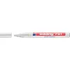 Marqueur peinture edding e751 multi-supports pointe fine couvrante permanente coloris blanc