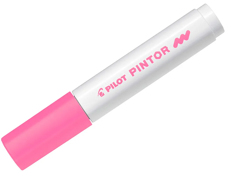 Marqueur peinture pilot pintor encre couvrante tous supports pointe moyenne coloris rose neon