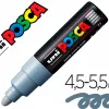Marqueur peinture posca pc7m pointe large conique encre inodore couvrante miscible tous supports coloris gris