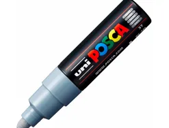 Marqueur peinture posca pc7m pointe large conique encre inodore couvrante miscible tous supports coloris gris