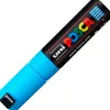 Marqueur peinture posca pc7m pointe large conique encre inodore couvrante miscible tous supports coloris bleu