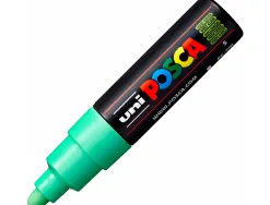Marqueur peinture posca pc7m pointe large conique encre inodore couvrante miscible tous supports coloris vert