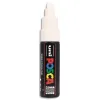 Marqueur peinture posca pc7m pointe large conique encre inodore couvrante miscible tous supports coloris blanc