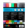 Marqueur peinture posca pc3m pointe fine conique encre inodore couvrante set 16 unites assorties