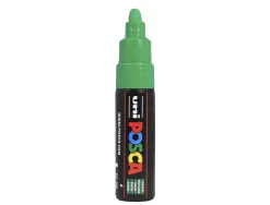 Marqueur peinture posca pc7m pointe large conique encre inodore couvrante miscible tous supports coloris vert