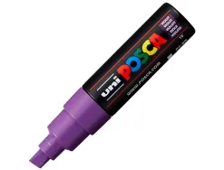 Marqueur peinture posca pc7m pointe large conique encre inodore couvrante miscible tous supports coloris violet