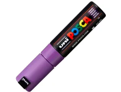 Marqueur peinture posca pc7m pointe large conique encre inodore couvrante miscible tous supports coloris violet