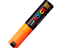 Marqueur peinture posca pc7m pointe large conique encre inodore couvrante miscible tous supports coloris orange