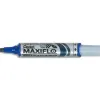 Marqueur pentel maxiflo effaçable tableau blanc pointe conique tracé 2.1mm écriture 1000m corps plastique recyclé bleu