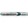 Marqueur pentel maxiflo effaçable tableau blanc pointe conique tracé 1,6mm écriture 1000m corps plastique recyclé vert