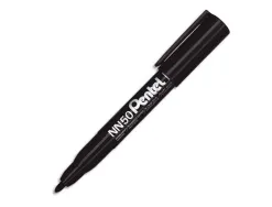 Marqueur pentel nn50 permanentpointe conique tracé 1.1mm encre indélébile corps plastique recyclé tout support noir nn 5