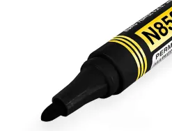 Marqueur pentel permanent pointe conique moyenne 4,20mm encre indelebible faible odeurtous supports coloris noir