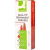 Marqueur permanent q-connect pointe double 1mm et 0,4 mm coloris rouge