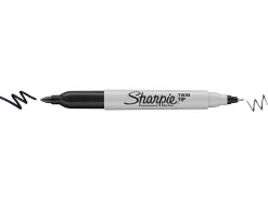 Marqueur permanents sharpie double pointe noir