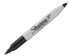 Marqueur permanents sharpie double pointe noir