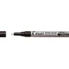 Marqueur pilot feutre permanent encre métallique pointe finenon biseautée polyacétate 4mm argent