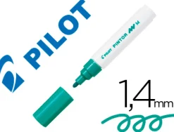 Marqueur pilot pintor peinture base d'eau ultra-couvrante toutes surfaces pointe moyenne coloris vert