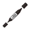 Marqueur pilot twin jumbo permanent double pointe 1 conique 1 biseautée tracé 3/10mm corps plastique coloris noir