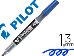 Marqueur pilot v board master rechargeable pointe conique extra fine 1.3mm encre liquide base alcool couleur vive bleu