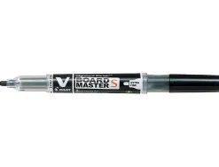 Marqueur pilot v board master rechargeable pointe conique extra fine 1.3mm encre liquide base alcool couleur vive noir