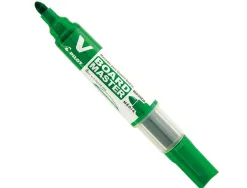 Marqueur pilot v board master rechargeable pointe ogive tracé 2mm encre liquide base alcool couleur vive vert