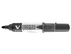 Marqueur pilot v board master rechargeable pointe ogive tracé 2mm encre liquide base alcool couleur vive noir