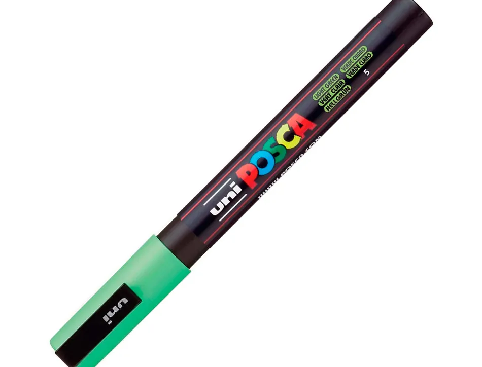 Marqueur posca conique pointe fine coloris vert pomme