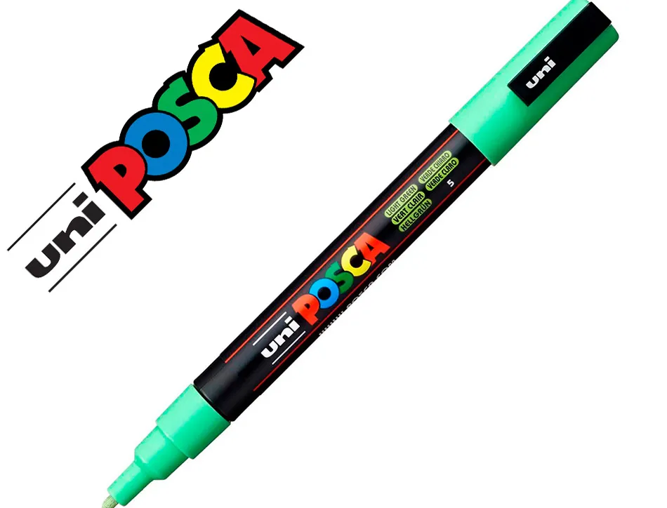 Marqueur posca conique pointe fine coloris vert pomme