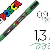 Marqueur posca pc3m base eau pointe conique fine 0,9-1,3mm sans odeurs/alcool/solvant tous supports coloris vert
