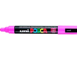 Marqueur posca pc5m gouache encre inodore toutes surfaces pointe moyenne conique couleur opaque couvrante rose