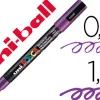 Marqueur posca pc3m gouache encre inodore toutes surfaces pointe fine conique couleur opaque couvrante violet