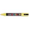 Marqueur posca pc5m gouache encre inodore toutes surfaces pointe moyenne conique couleur opaque couvrante jaune