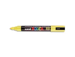 Marqueur posca pc5m gouache encre inodore toutes surfaces pointe moyenne conique couleur opaque couvrante jaune