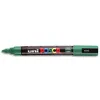 Marqueur posca pc5m gouache encre inodore toutes surfaces pointe moyenne conique couleur opaque couvrante vert foncé