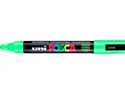 Marqueur posca pc5m gouache encre inodore toutes surfaces pointe moyenne conique couleur opaque couvrante vert clair