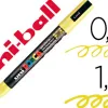 Marqueur posca pc3m gouache encre inodore toutes surfaces pointe fine conique couleur opaque couvrante jaune