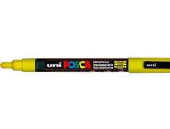Marqueur posca pc3m gouache encre inodore toutes surfaces pointe fine conique couleur opaque couvrante jaune