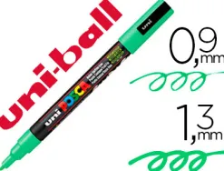 Marqueur posca pc3m gouache encre inodore toutes surfaces pointe fine conique couleur opaque couvrante vert clair